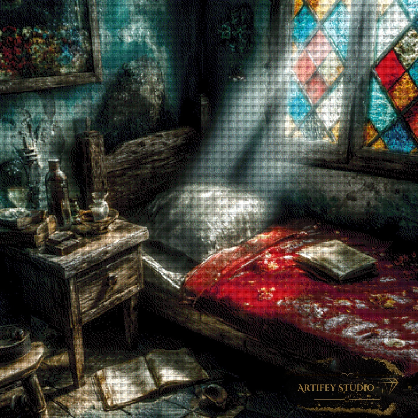 The old Bedroom by Skyler in 90x90 with 240 colors