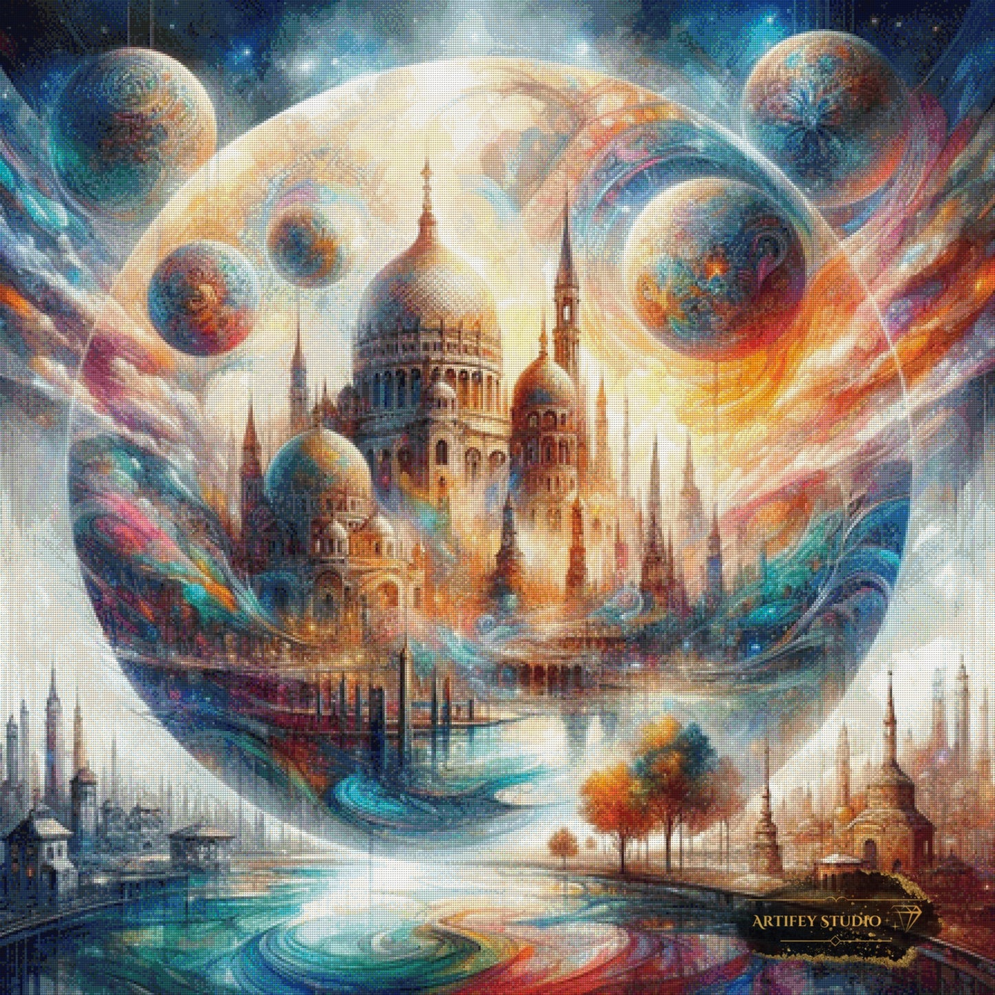 Das Echo von Shambala by Artifey 110x110 mit 300 Farben