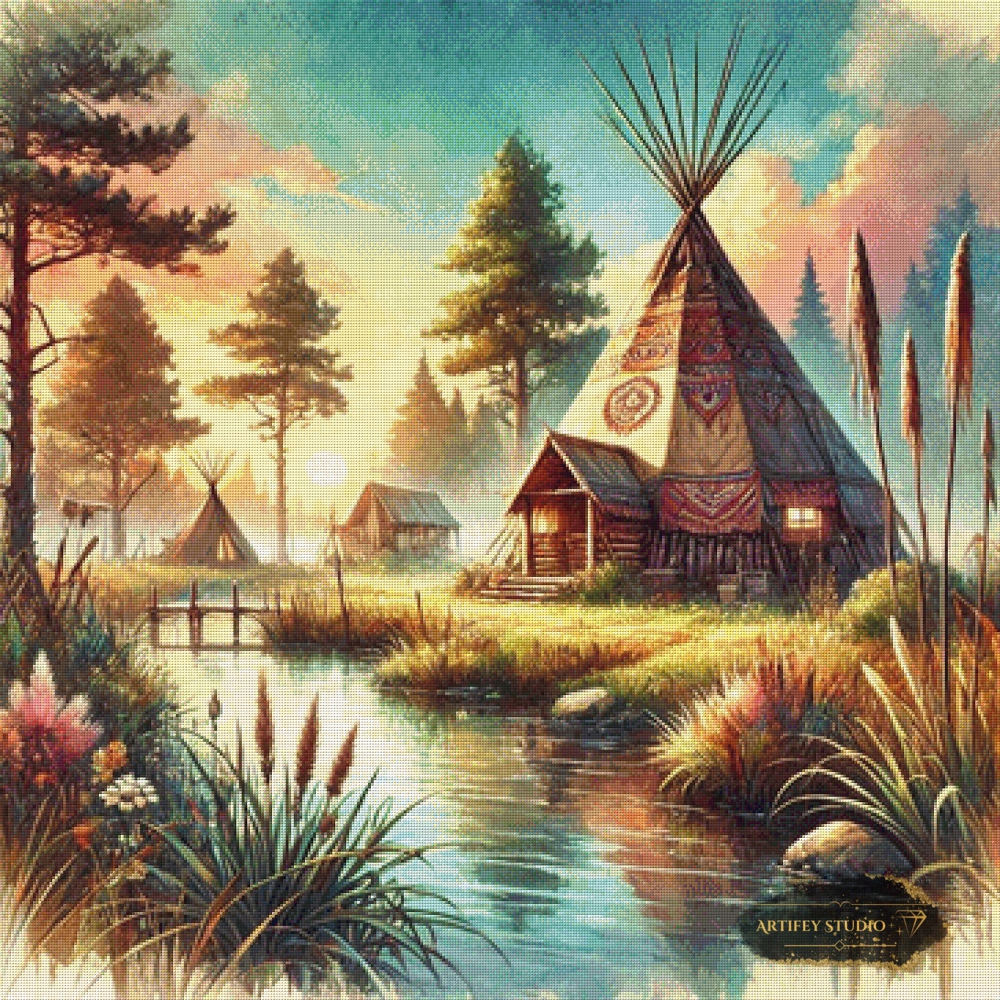 Esprit de la Nature by Artifey 90x90 mit 220 Farben