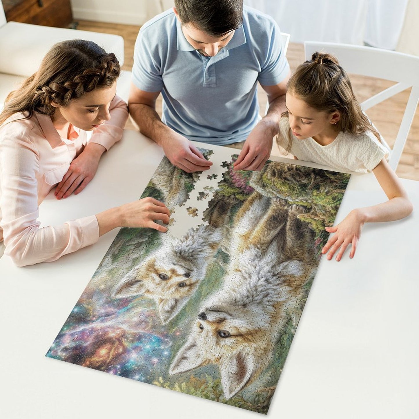 Fel an Fell im Sternenlicht by Salzkatze Jigsaw Puzzles