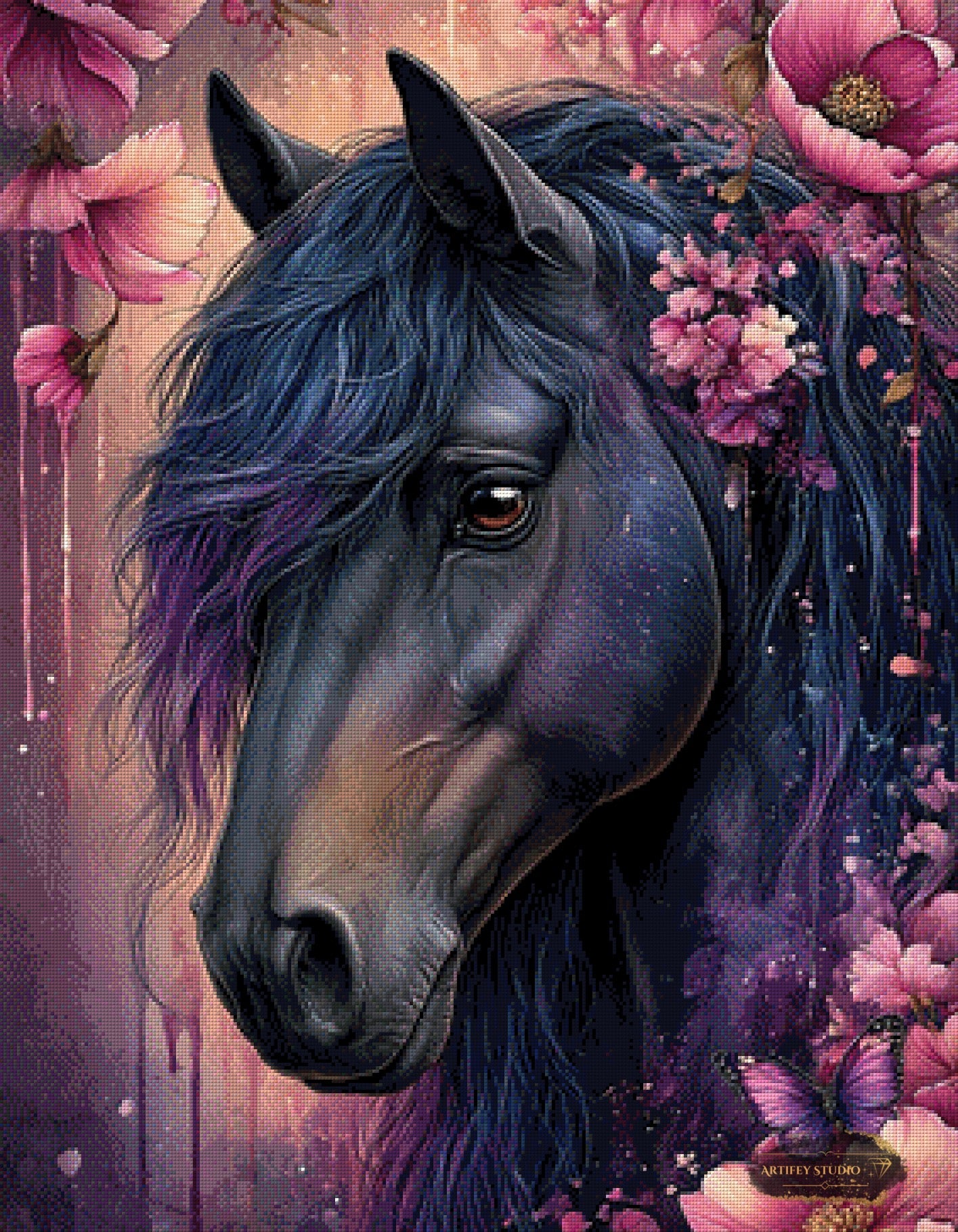 Nero by Kaida 70x90 mit 160 Farben