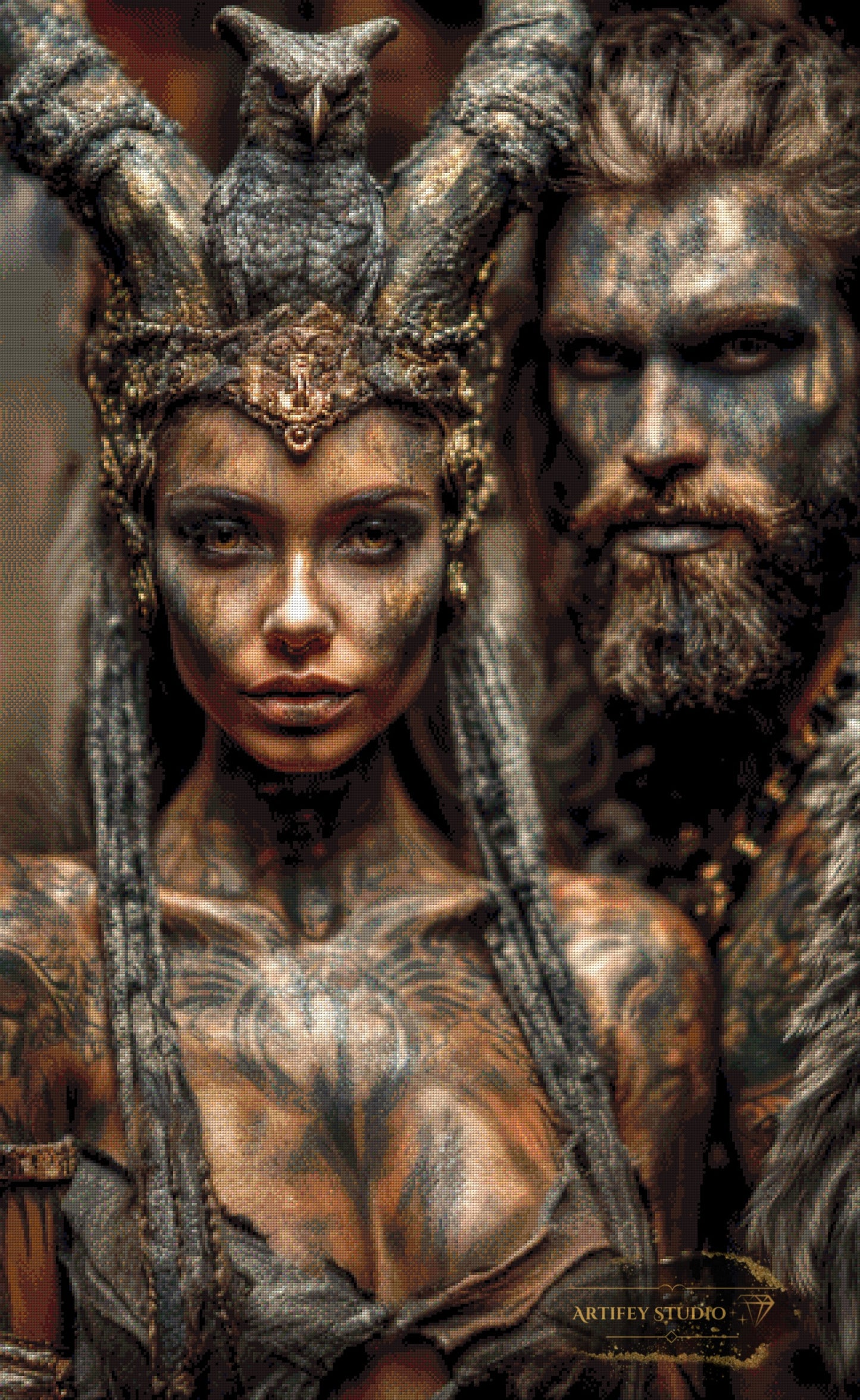 Valkyrie´s Warrior by Morrigan 80x140 mit 140 Farben