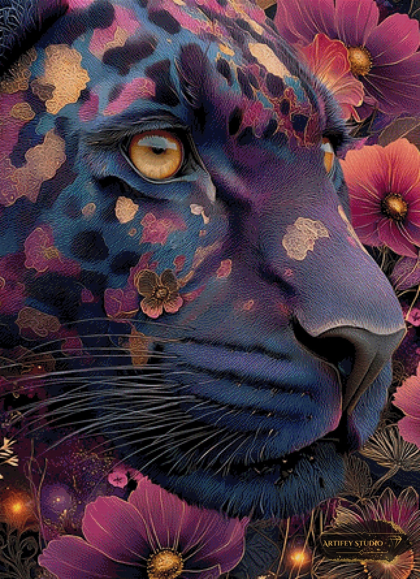 Amethyst Hunter by Morrigan 80x110 mit 190 Farben