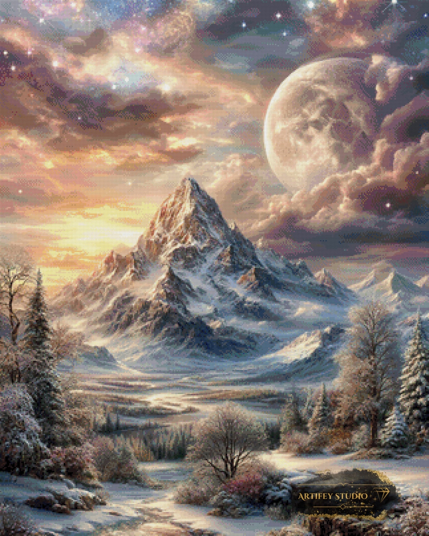 Bergluft by LaViie 80x100 mit 150 Farben