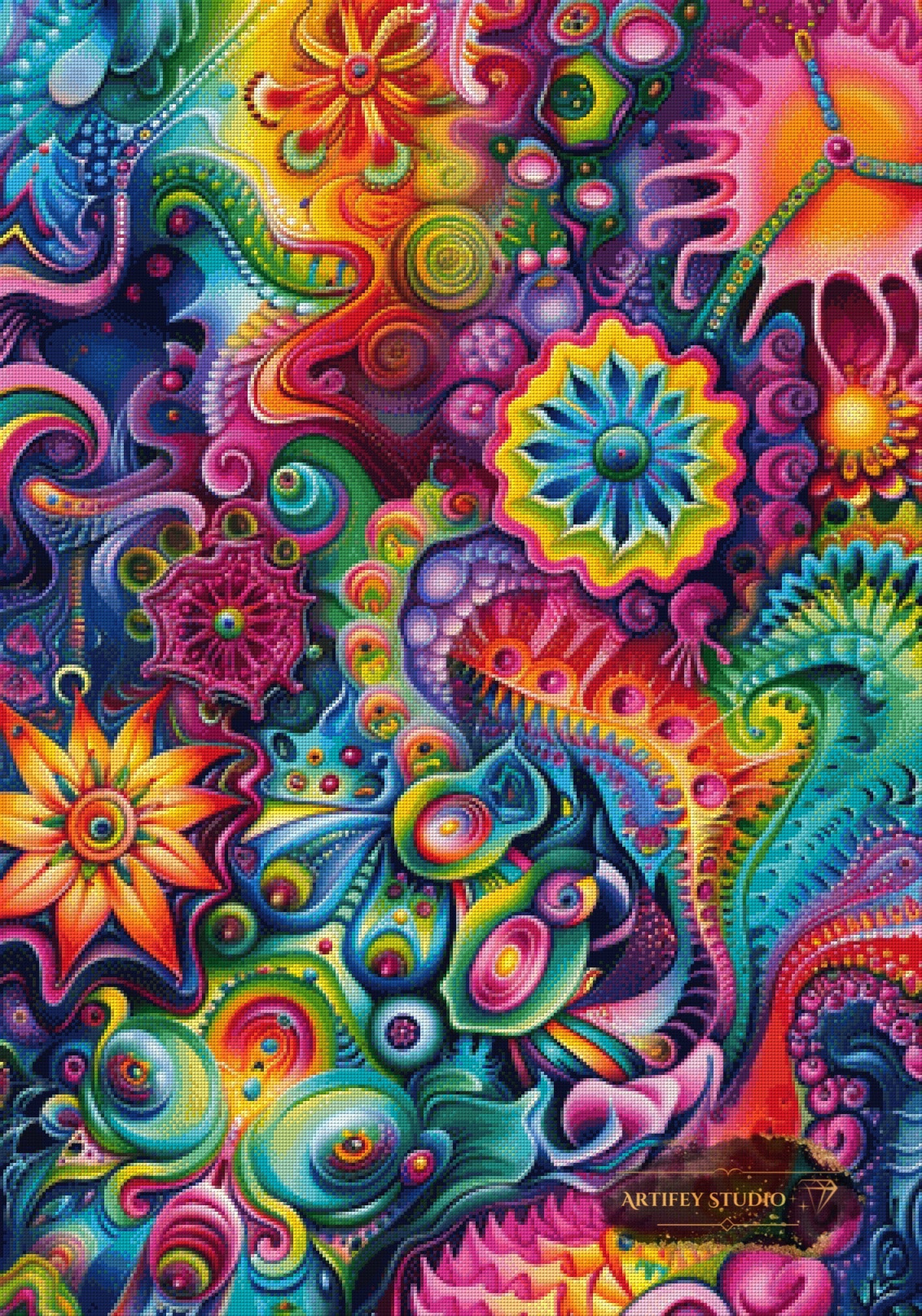 Farb-Extase by Pixxchicks 70x100 mit 410 Farben