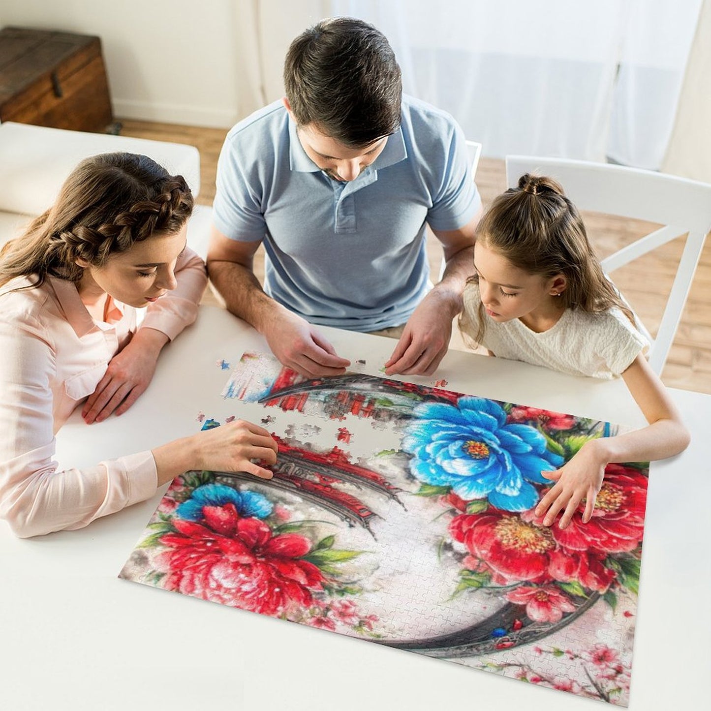 The Scent of Easter by Mirael 1000-Piece Wooden Jigsaw Puzzles (Horizontal)