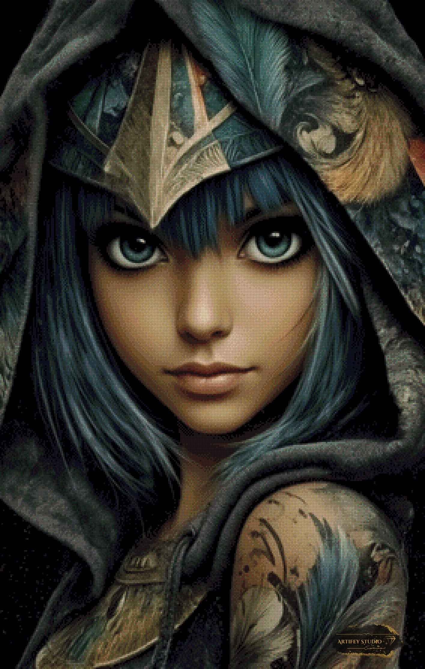 Iris by Kaida 70x110 mit 90 Farben