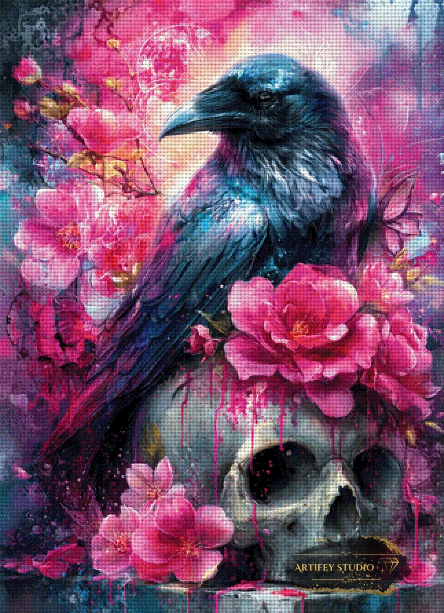 Raven by Artifey 80x110 mit 270 Farben