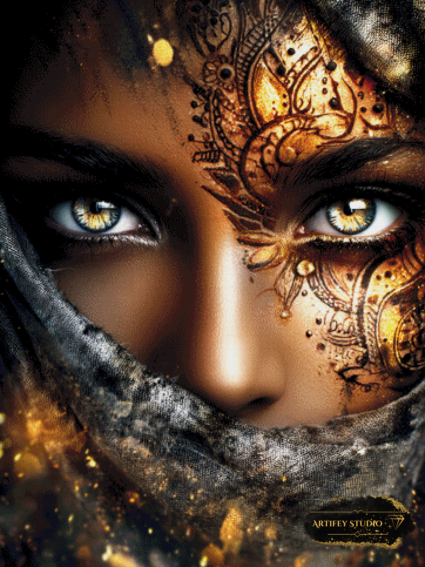 Golden Blick by Artifey 90x120 with 220 colors