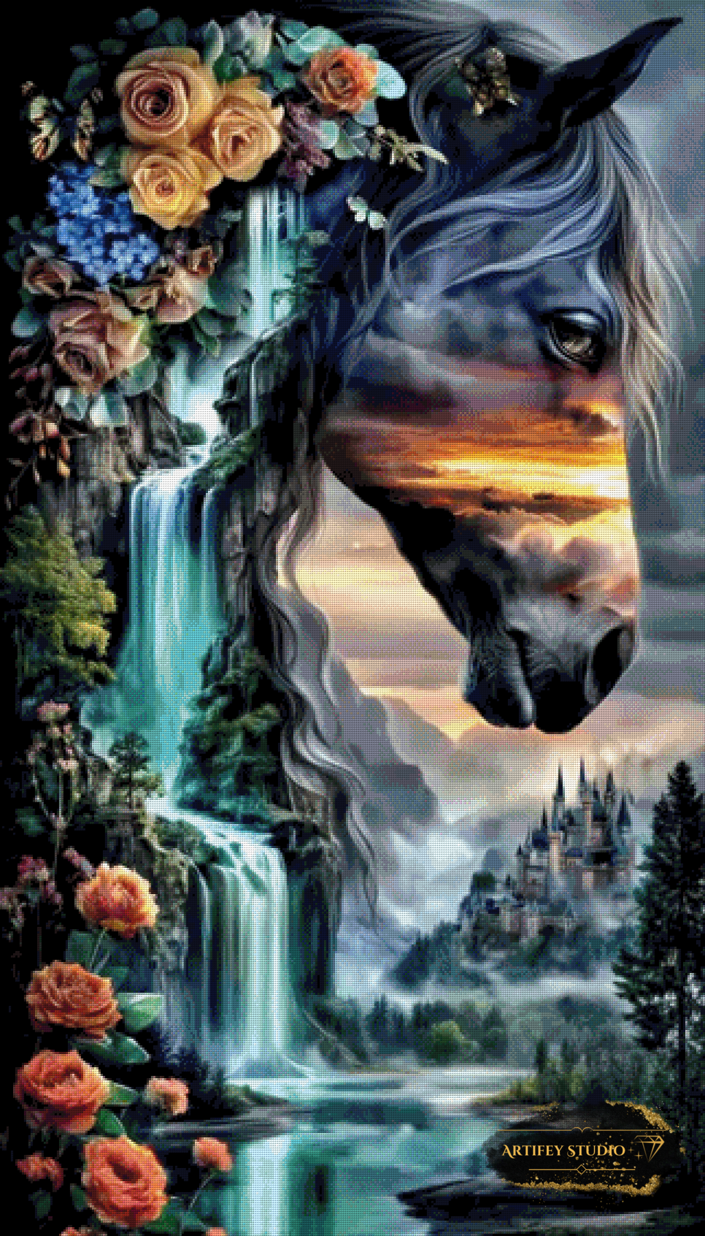 Dream Horse by Artifey 80x140 mit 320 Farben