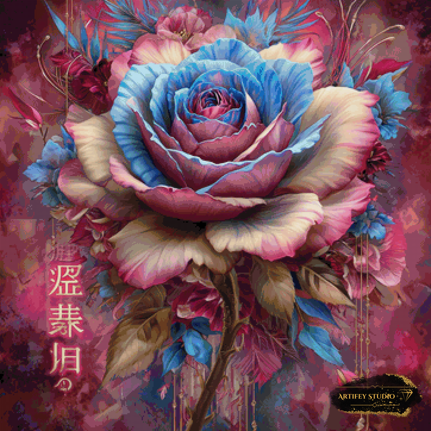 Rose of Balance by Mirael 90x90 with 220 colors