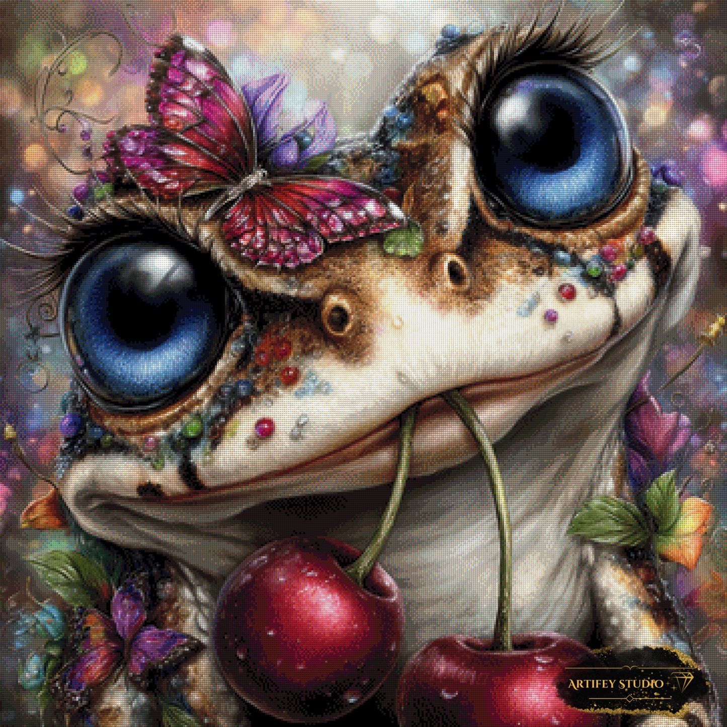 Lady Frog by Artifey 90x90 with 310 colors