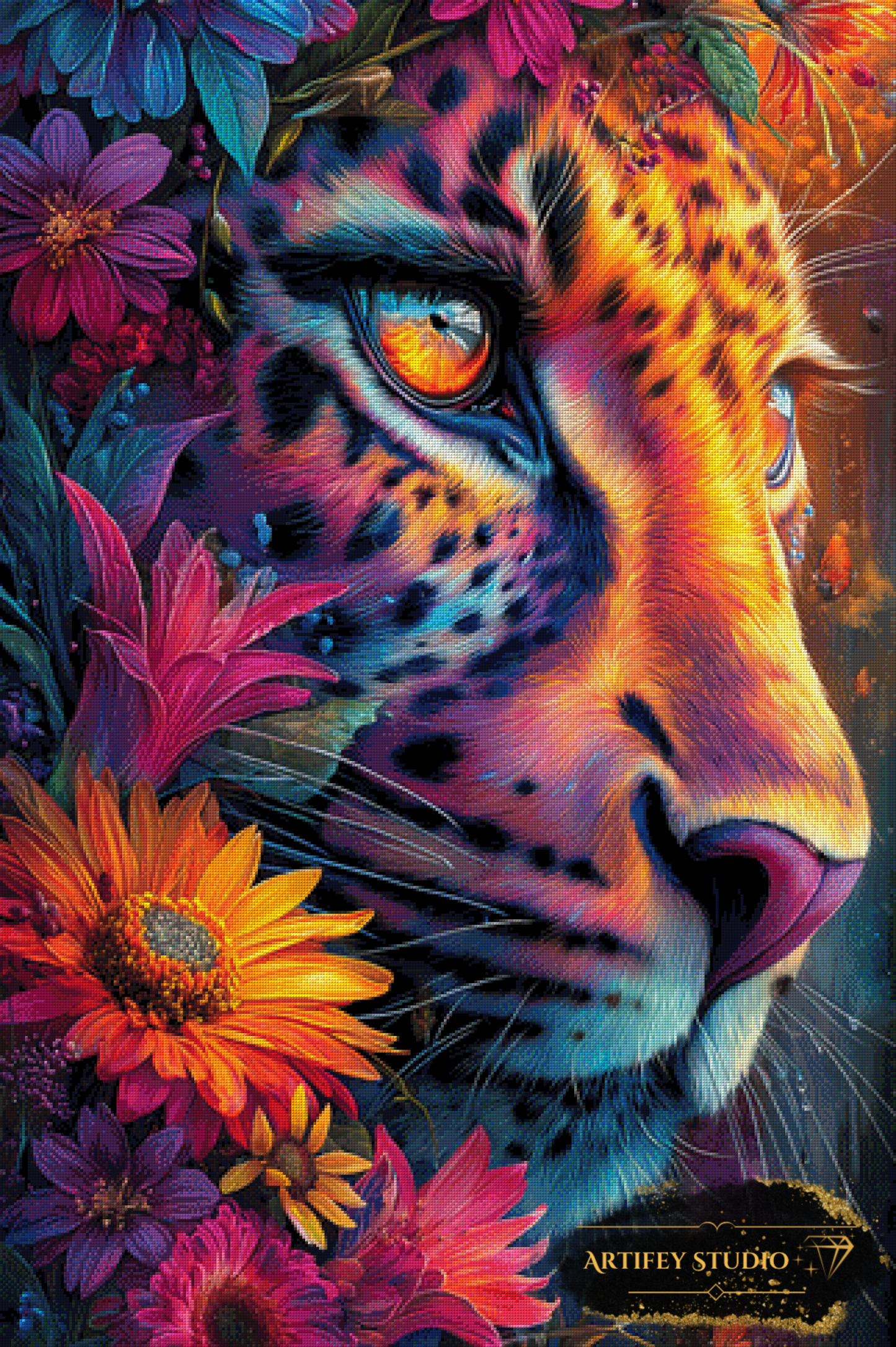 Whispers of the Wild by Artifey 80x120 mit 360 Farben