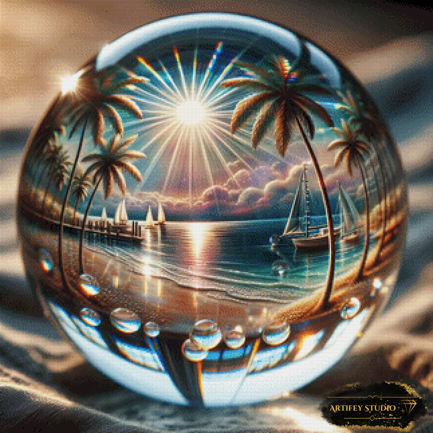 GlassHaven 80x80 mit 260 Farben