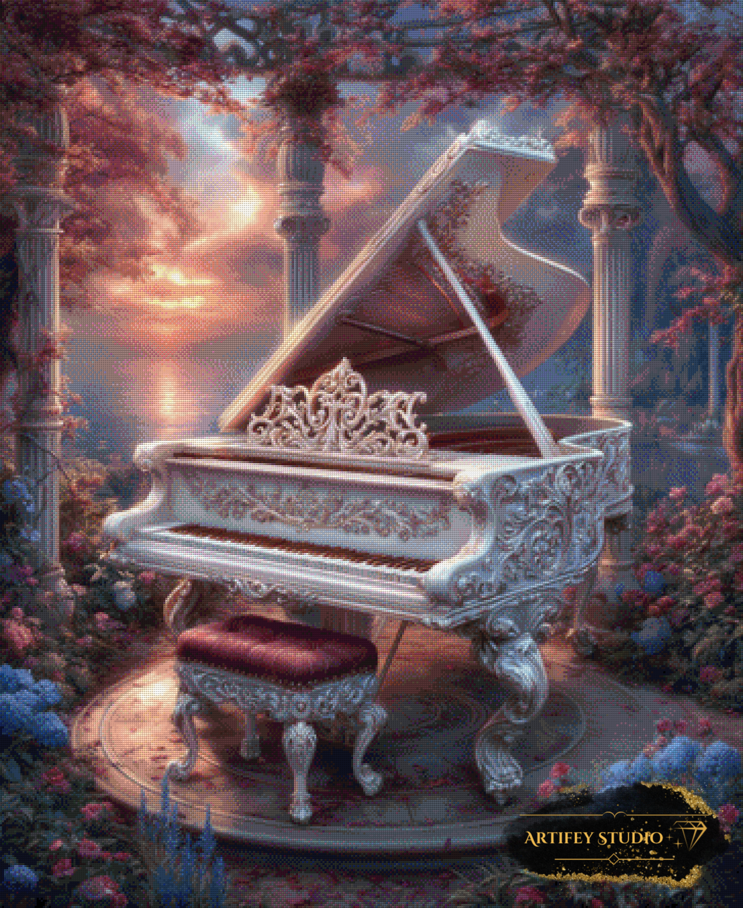 Klänge by LaViie 90x110 mit 165 Farben