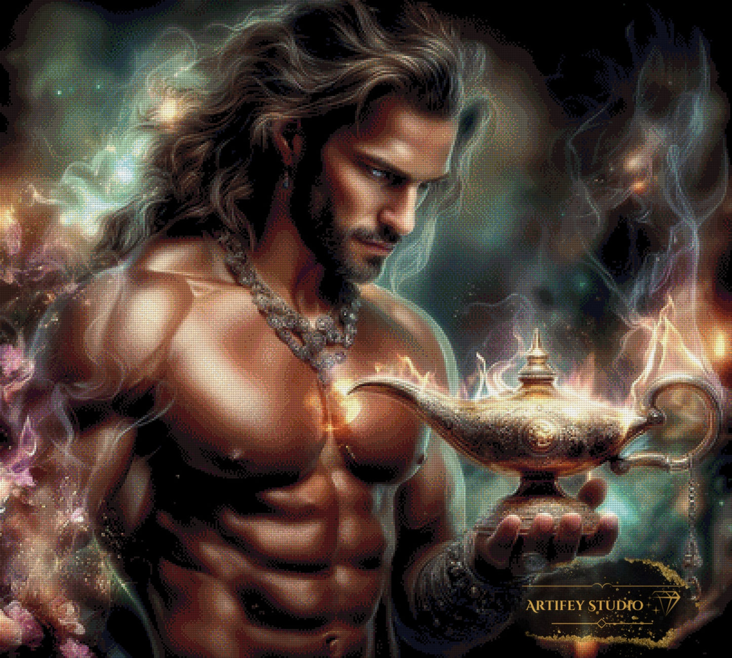 Das Flüstern der Lampe by LaViie 100x90 mit 190 Farben