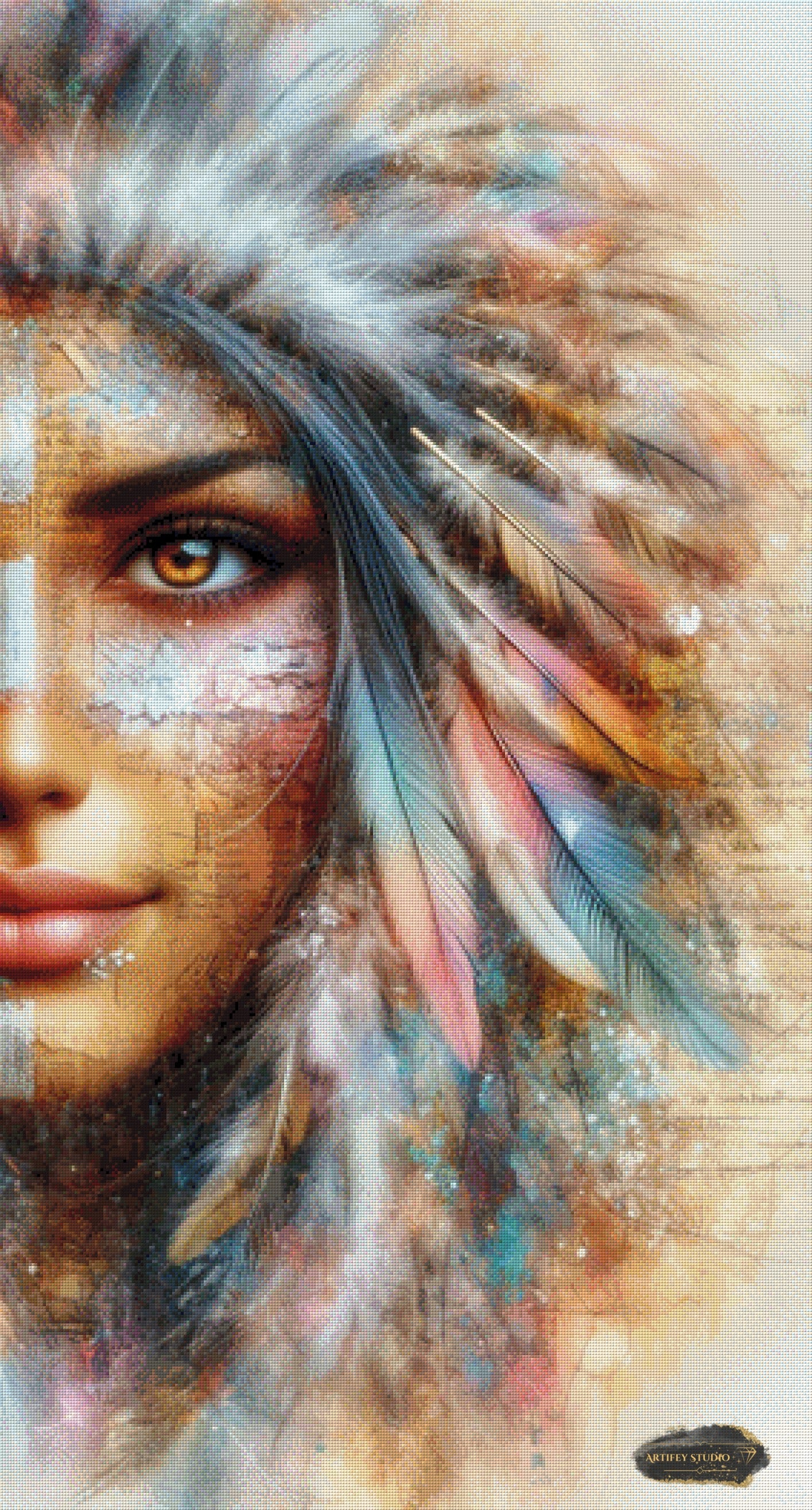 Indian view by MAD 70x130 mit 220 Farben