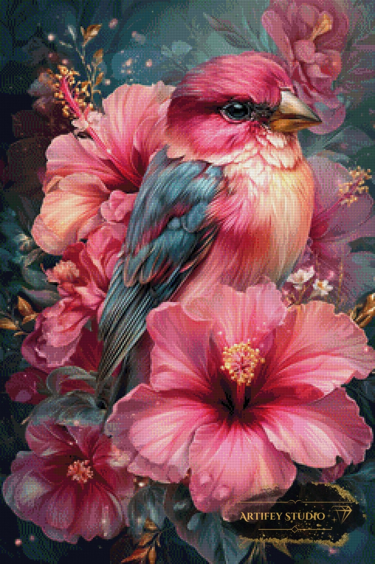 Little Bird by Artifey 60x90 with 220 colors
