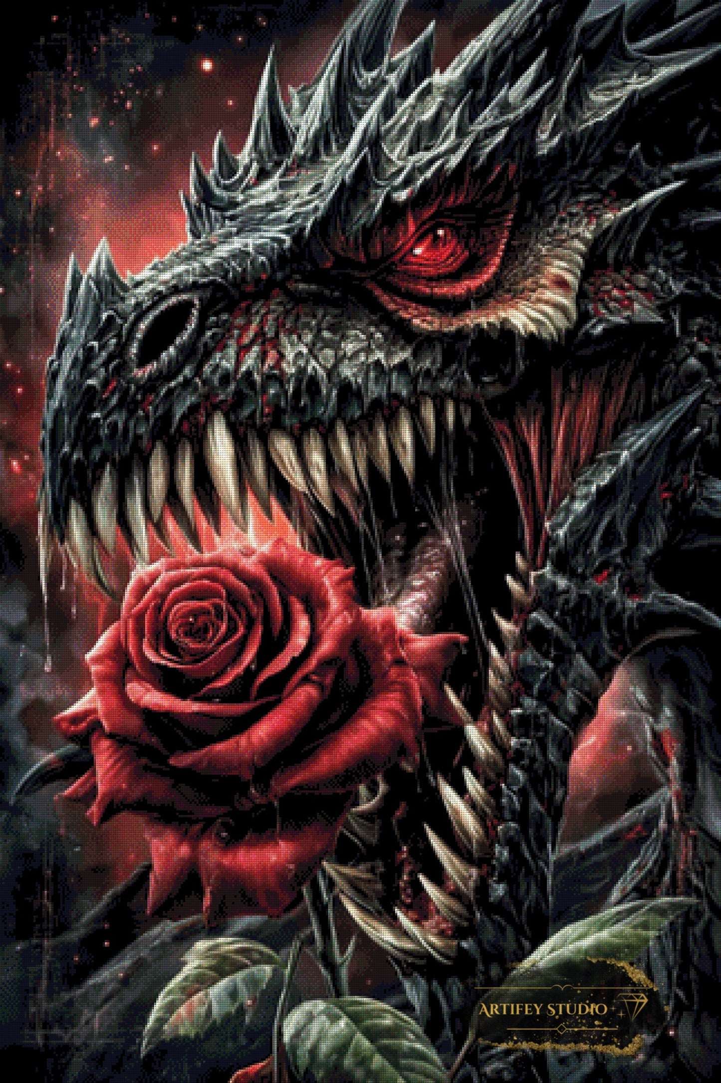 Blüte des Schattens by LaViie 80x120 mit 170 Farben