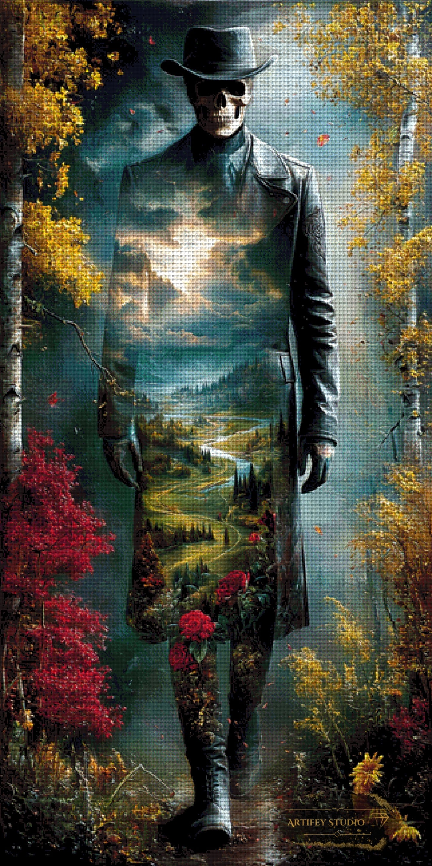 Reflection of Mortality by SkyMor 80x160 mit 250 Farben