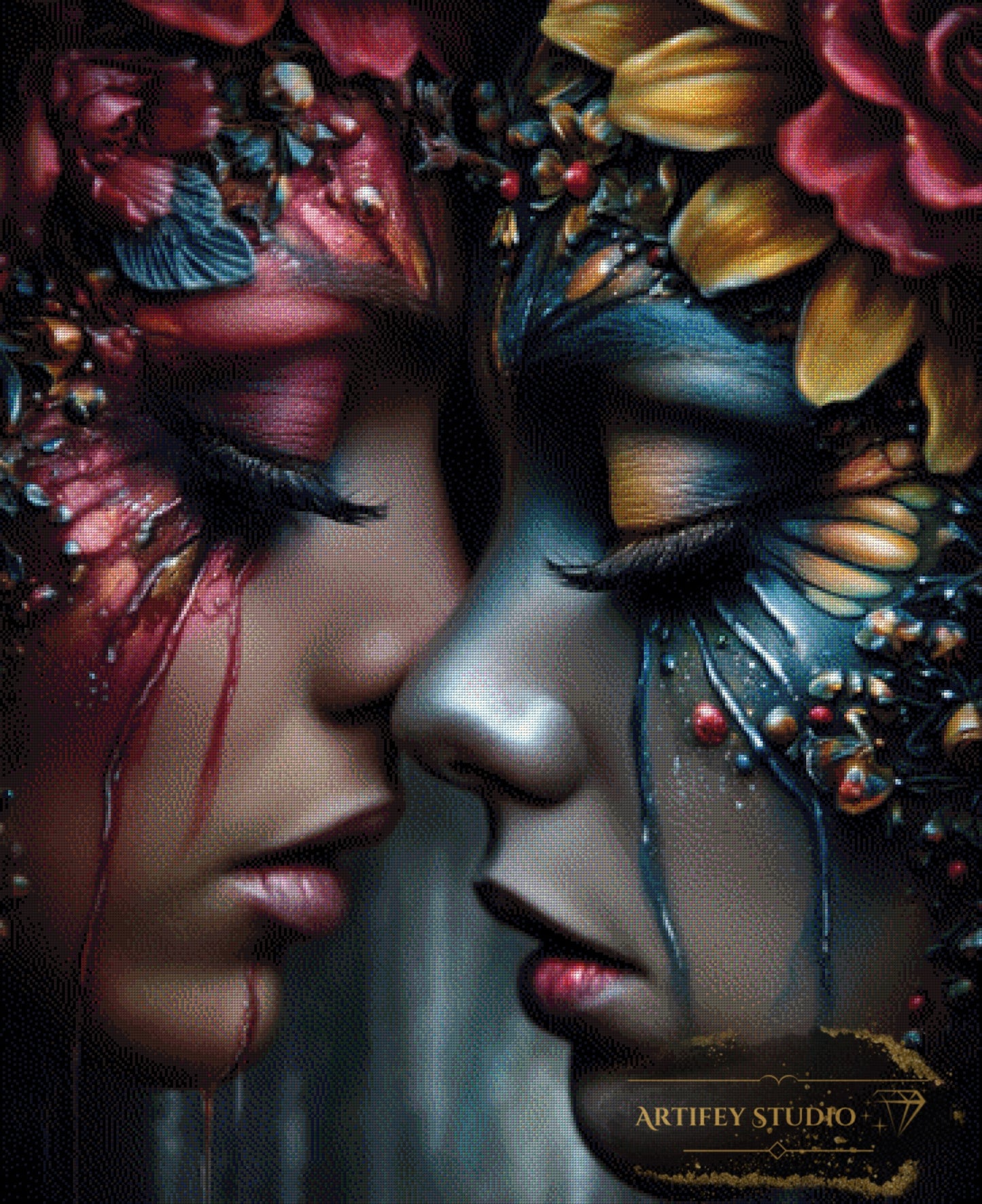 The acceptance by Skyler 90x110 with 220 colors