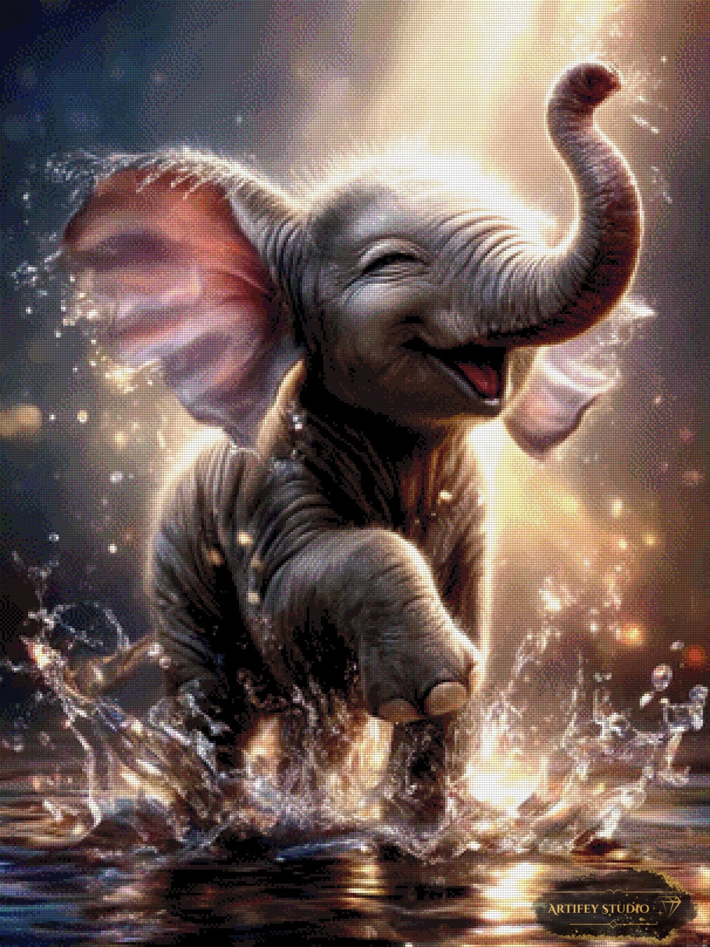 Happy Platsch by LaViie 75x100 mit 160 Farben