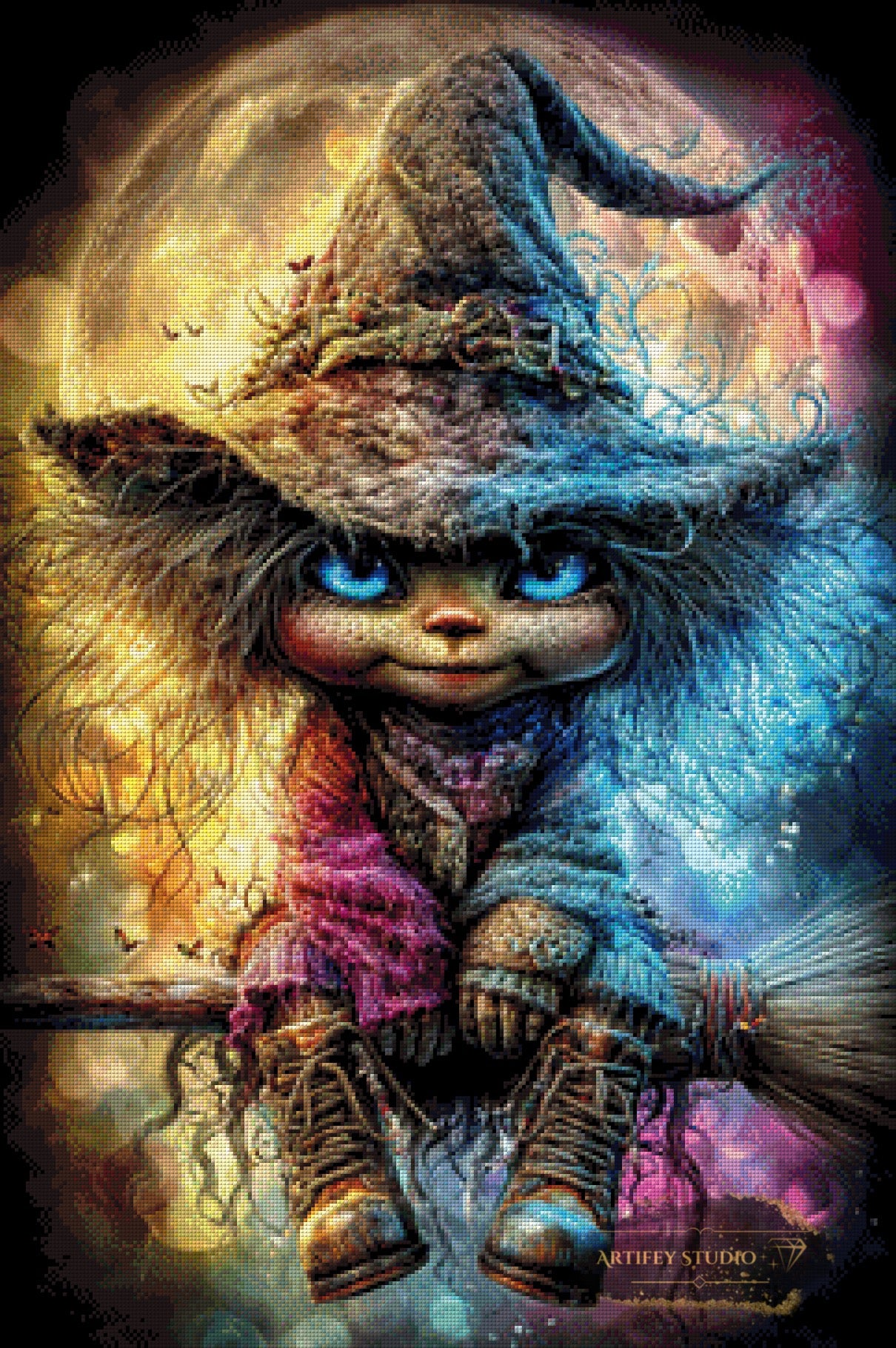 Miss LaViie by Morrigan 60x90 mit 260 Farben