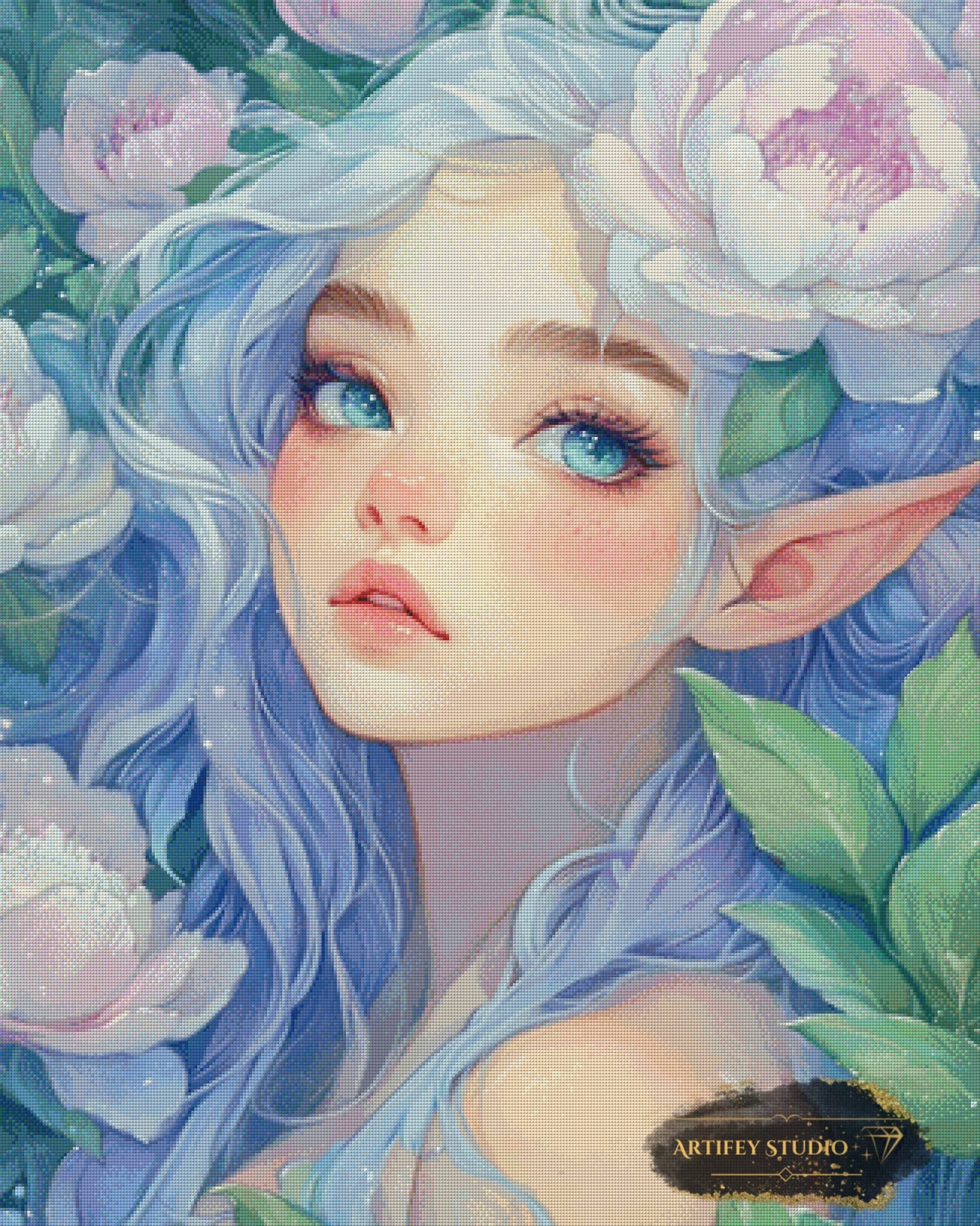 Der Atem des Morgenlichts by Salzkatze 80x100 mit 160 Farben