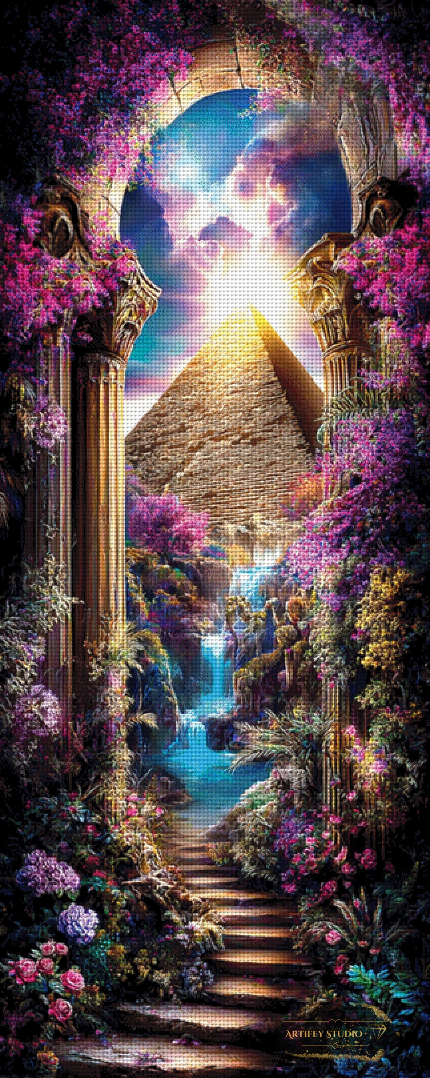 Treppe zur Ewigkeit by Morrigan 80x200 mit 330 Farben