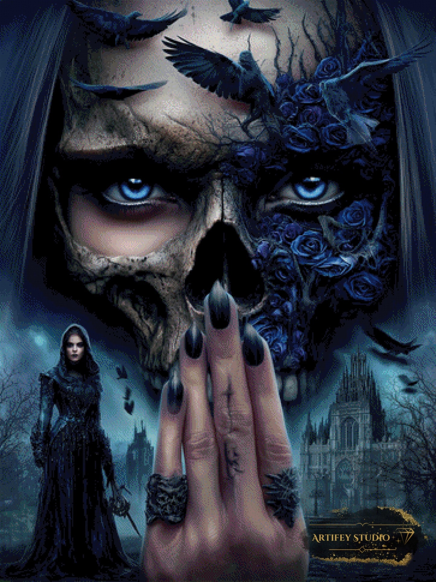 Die Schattenlady by Artifey 90x120 mit 110 Farben