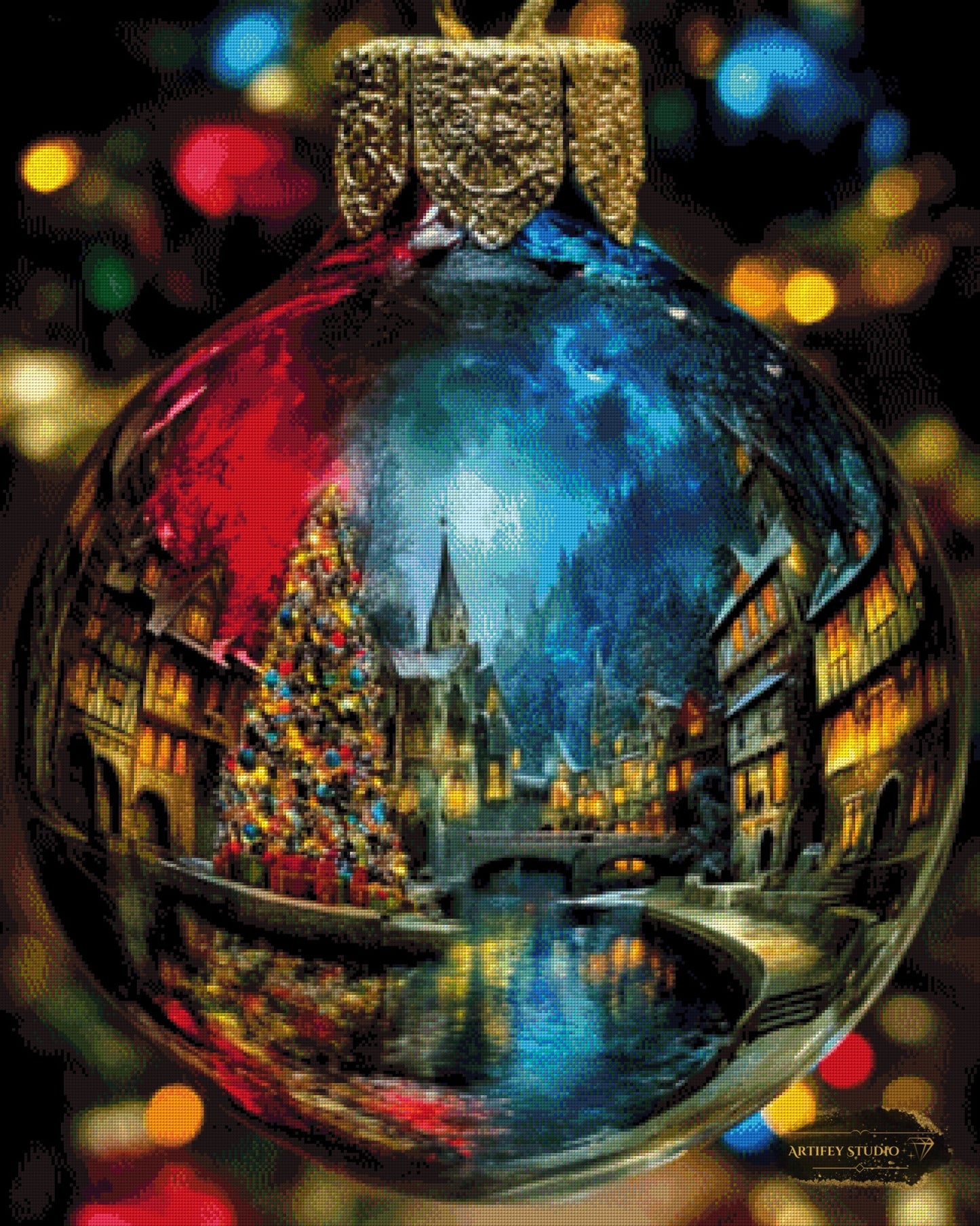 Christmas decoration by Skyler 80x100 with 240 colors