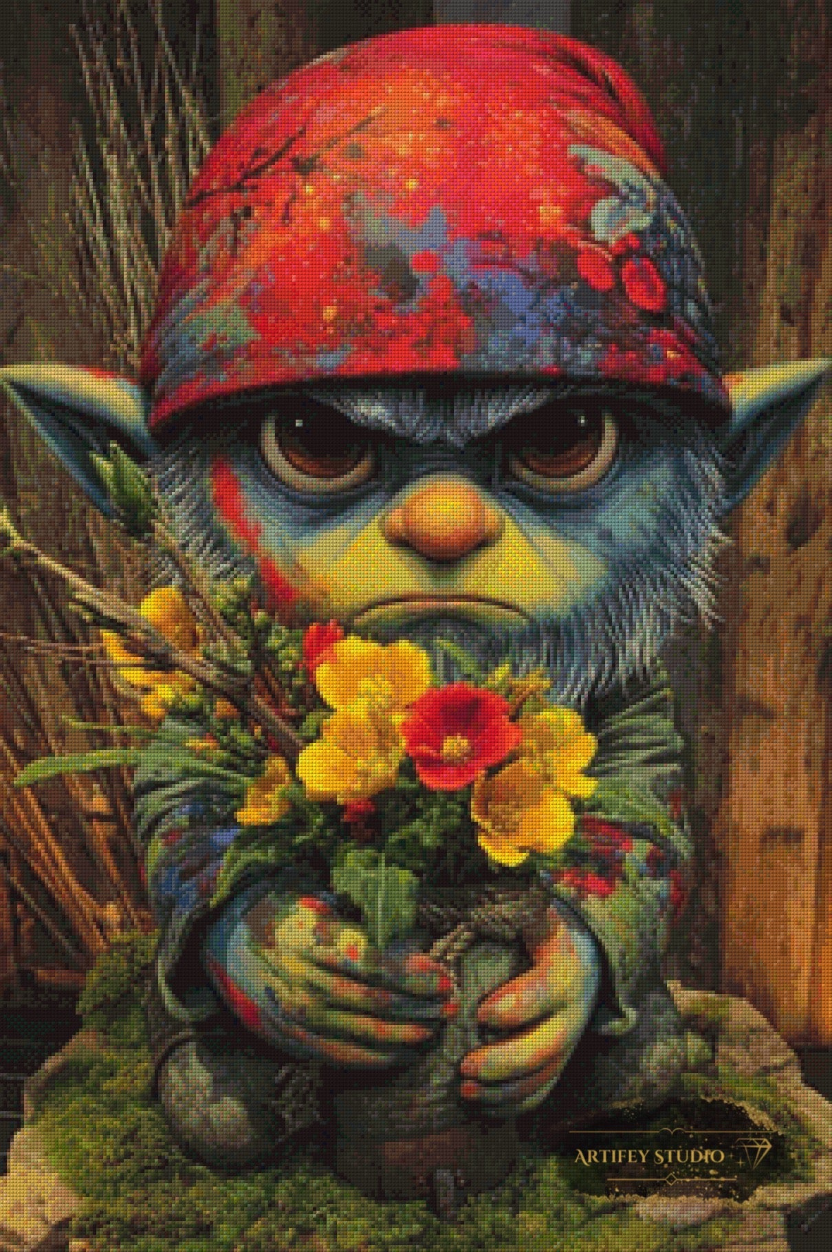 Grummelwurz by Morrigan 60x90 mit 170 Farben