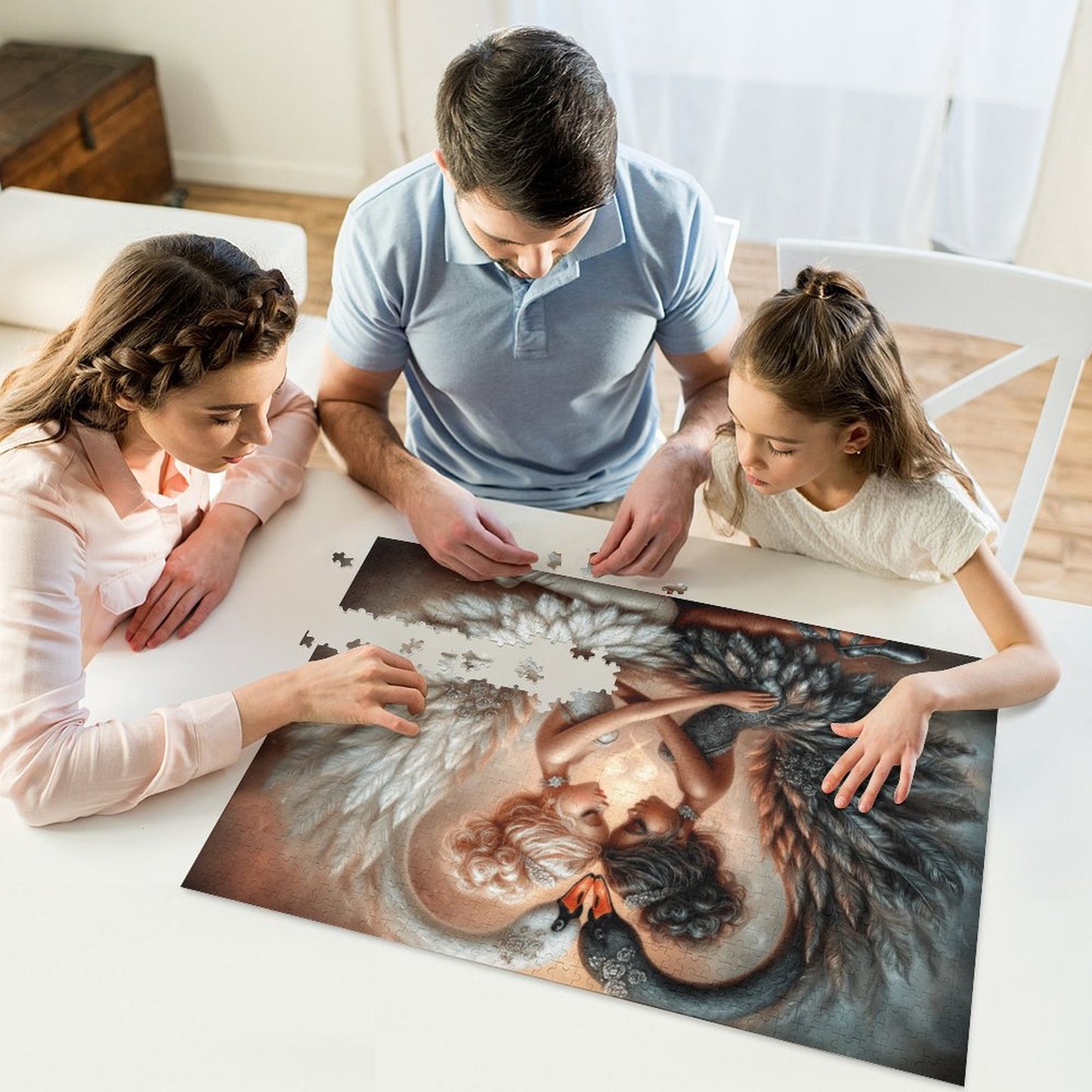 Zwei Seiten des Herzens by LaViie Jigsaw Puzzles