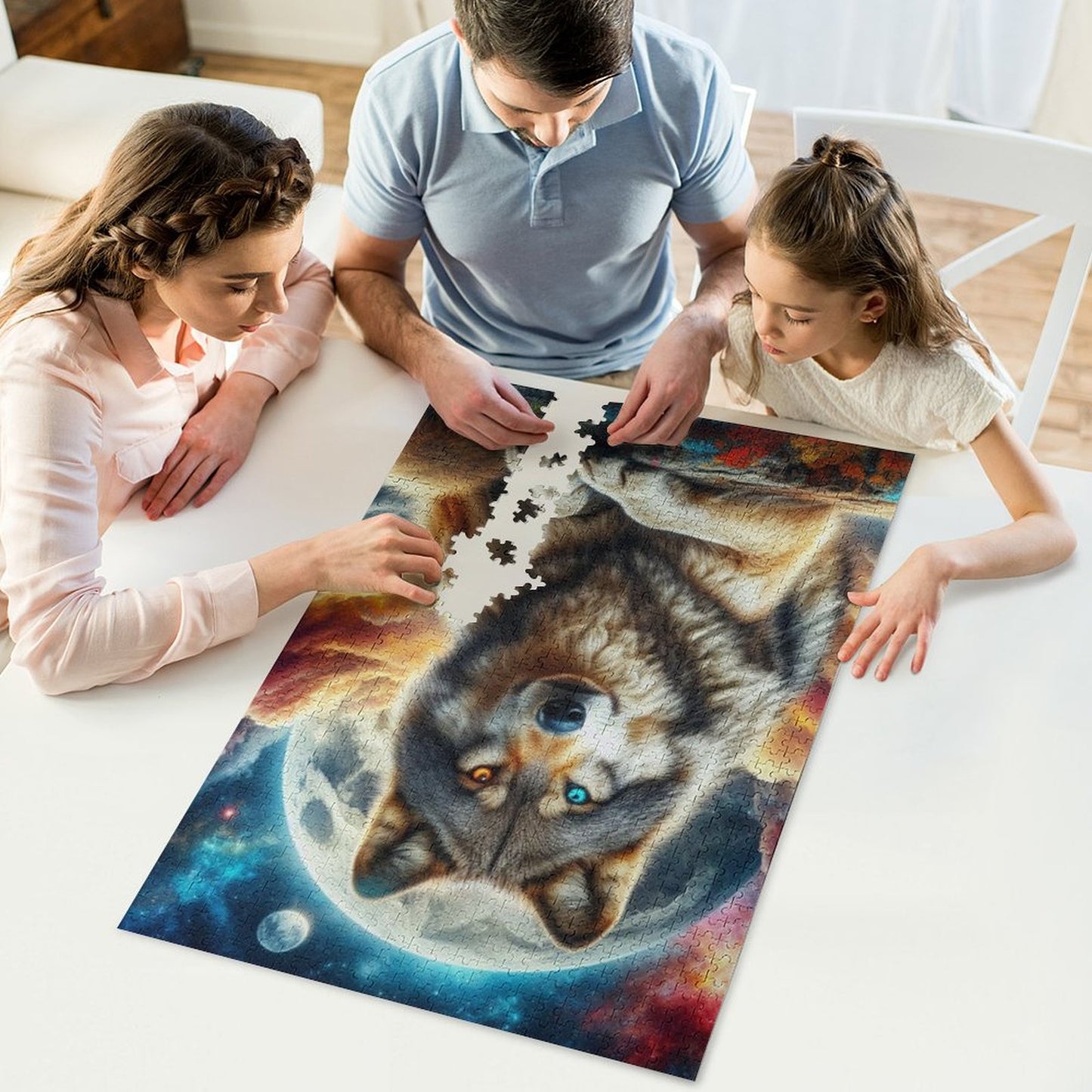 Space Wolf by Morrigan Jigsaw Puzzles