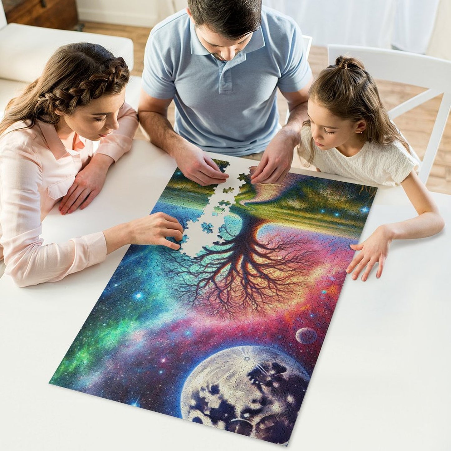 Between Heaven and Earth by Diynamite 1000-Piece Wooden Jigsaw Puzzles (Vertical)