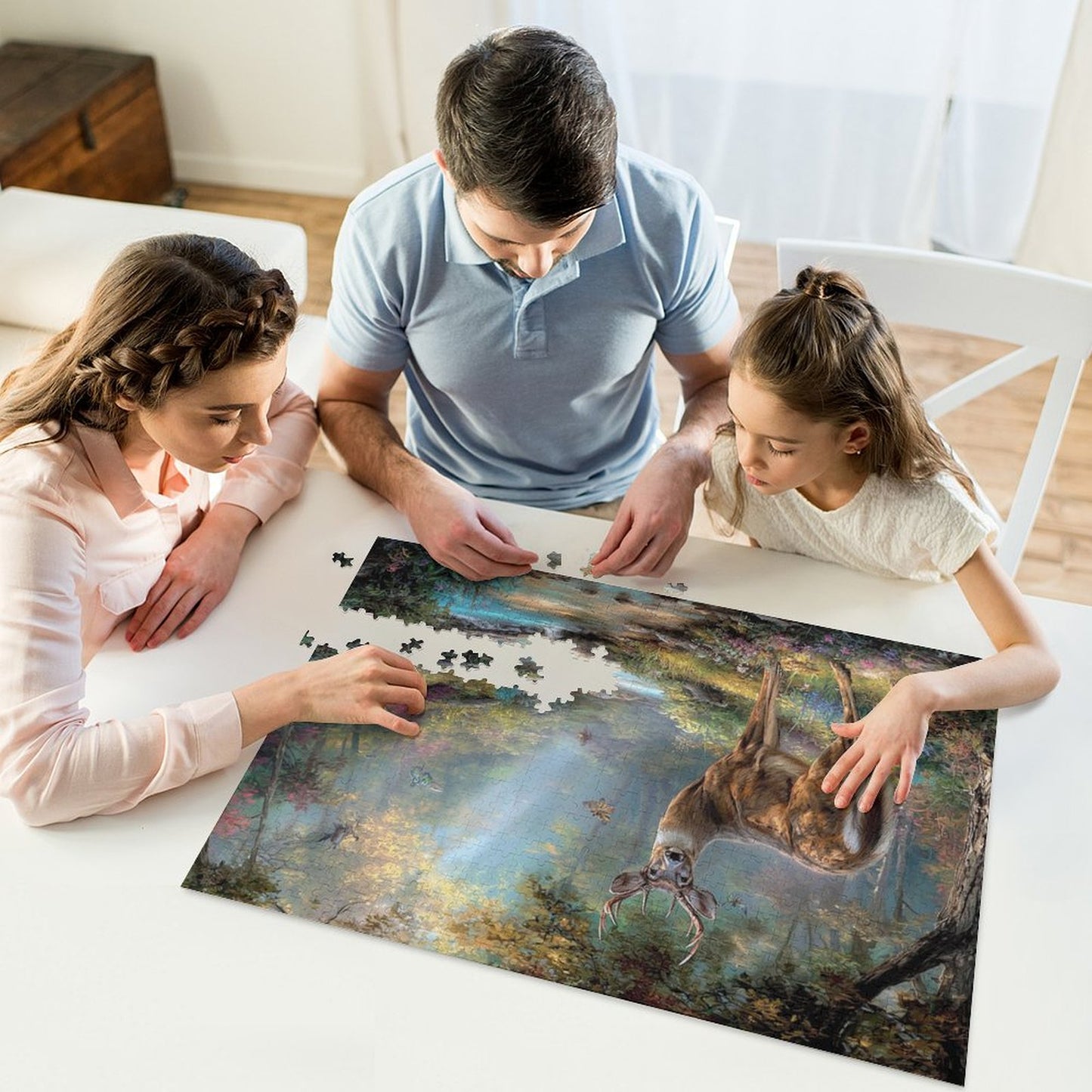 Waldesruh by Salzkatze 1000-Piece Wooden Jigsaw Puzzles (Horizontal)