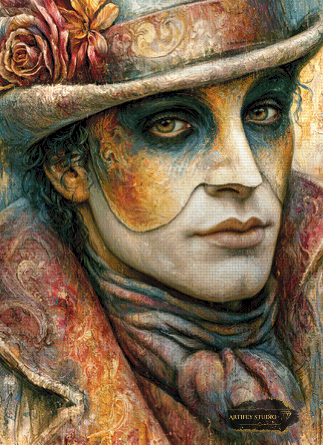 The silent Carnival by Skyler 80x110 mit 200 Farben