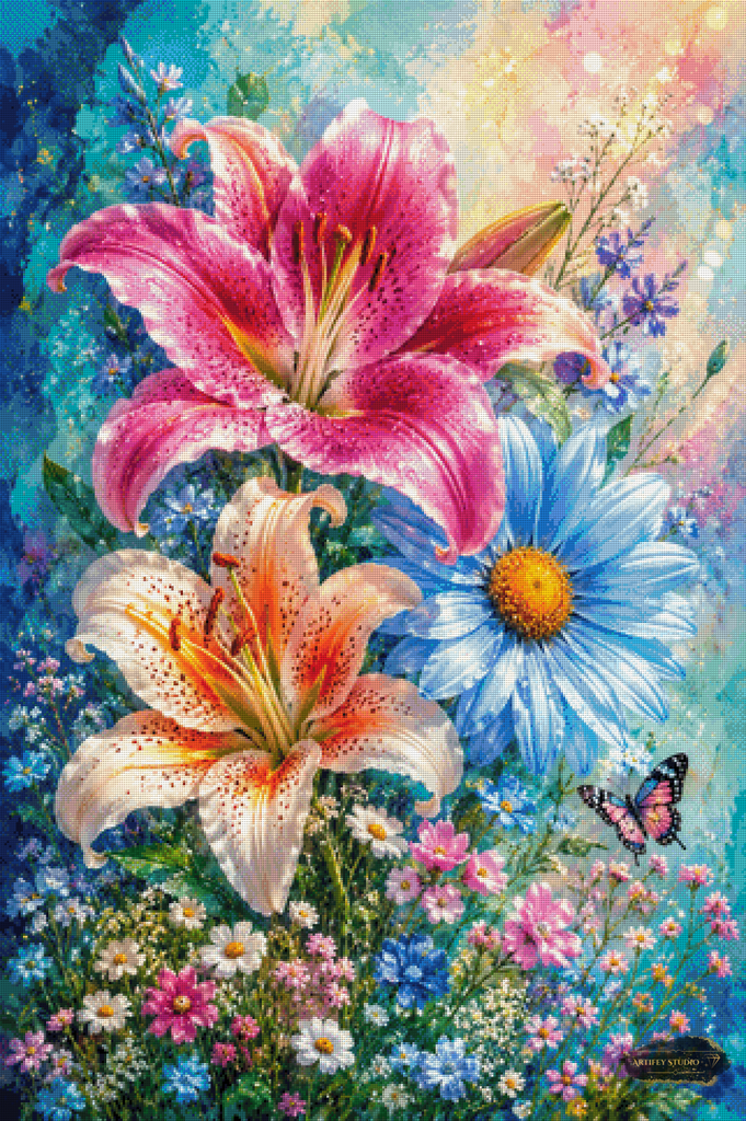 Astra Lilium by Pixxchicks 80x120 mit 410 Farben