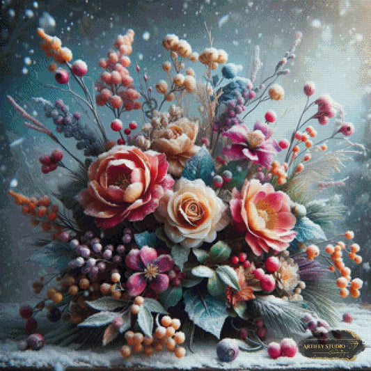 The breath of Winter by Diynamite 80x80 mit 260 Farben