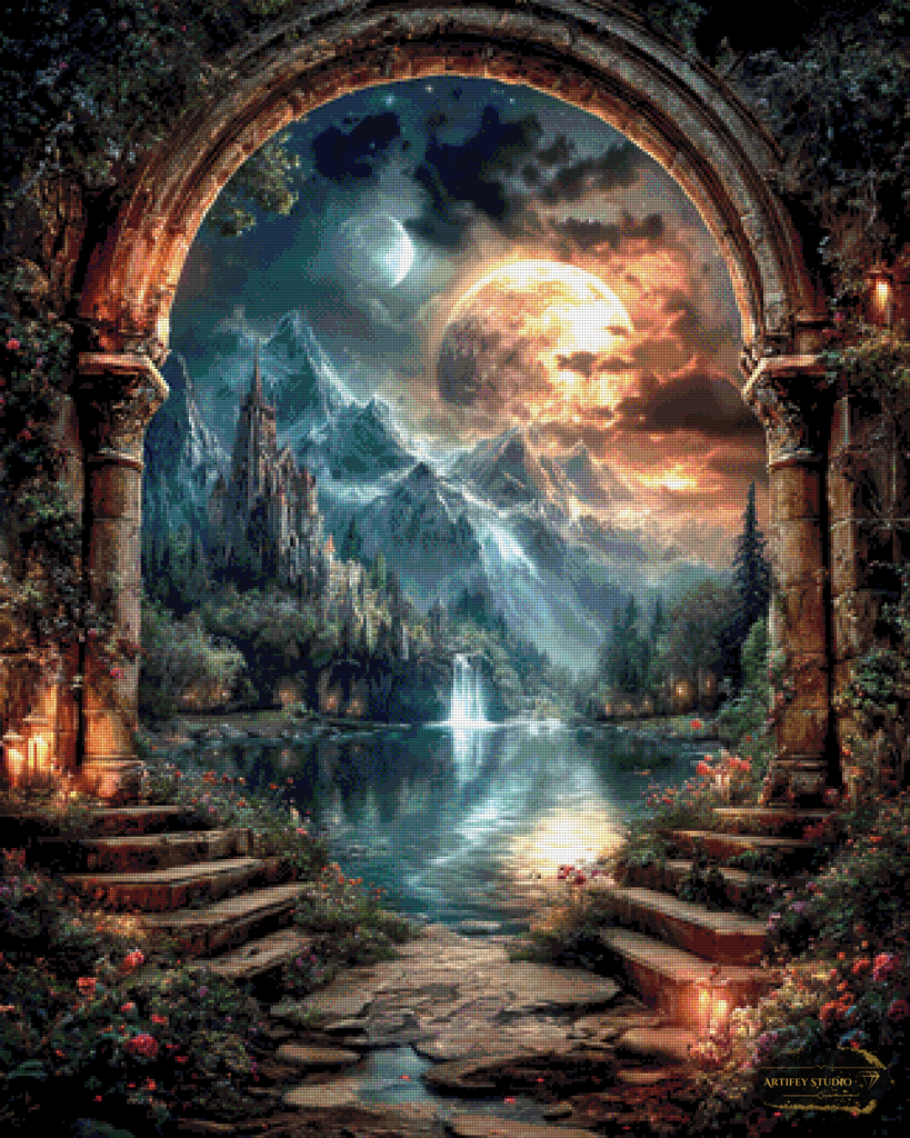 Dämmerung der Ewigkeit by LaViie 80x100 mit 200 Farben
