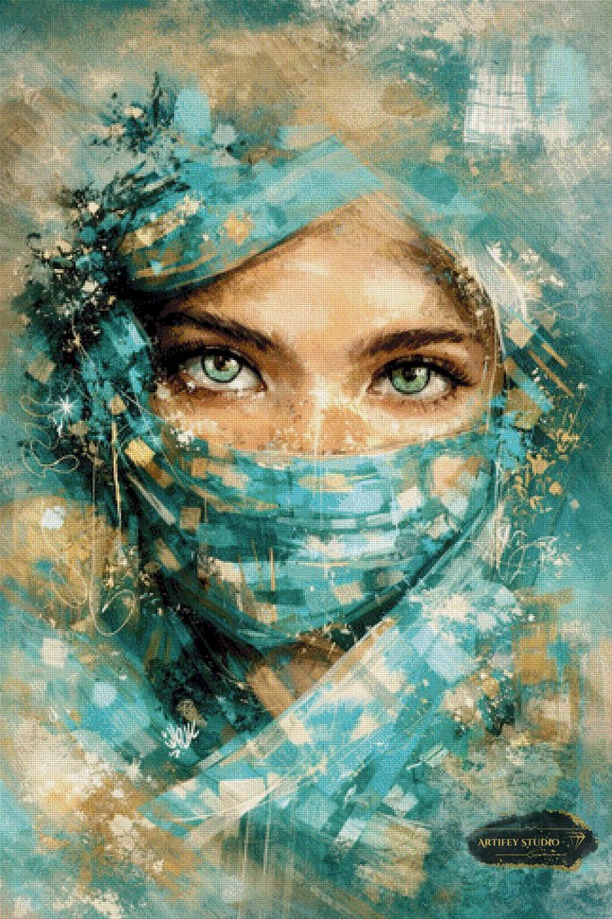 Seele der Wüste by Daye 80x120 mit 190 Farben