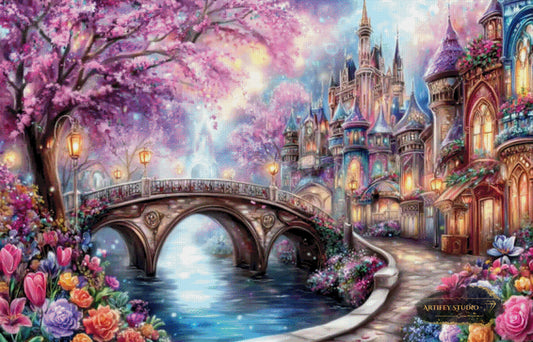 Zauberhaftes Königreich by Artifey 140x90 mit 370 Farben