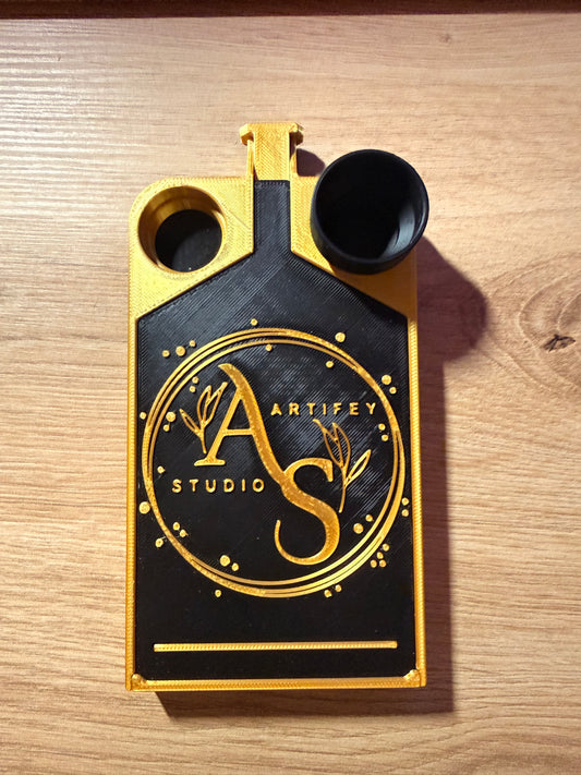 Kunstvolles Schiffchen mit exklusivem Artifey Studio Logo