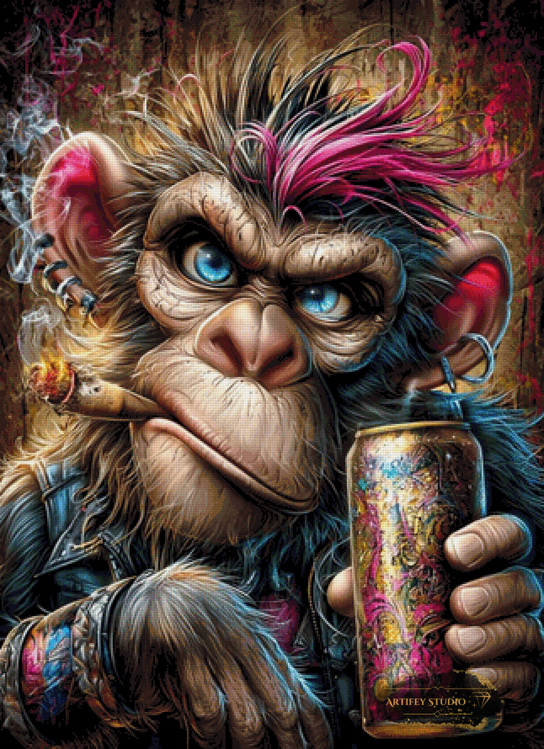 Banana Rambo by Morrigan 80x110 with 260 colors