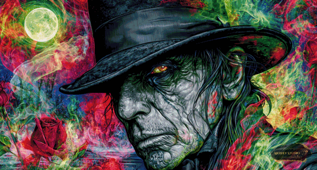 Voodoo-Mond by Mirael 130x70 mit 370 Farben