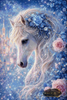 Le Cheval de Lune by Daye 80x120 mit 130 Farben