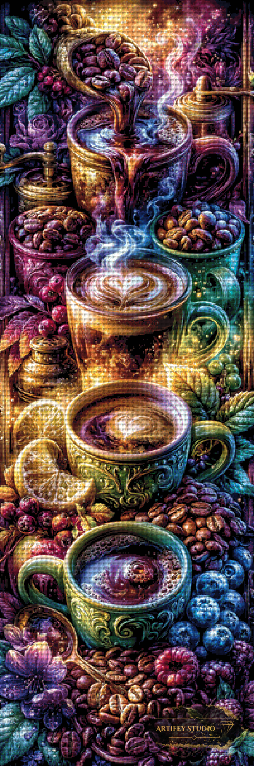 Coffee Time by Artifey 50x150 mit 350 Farben