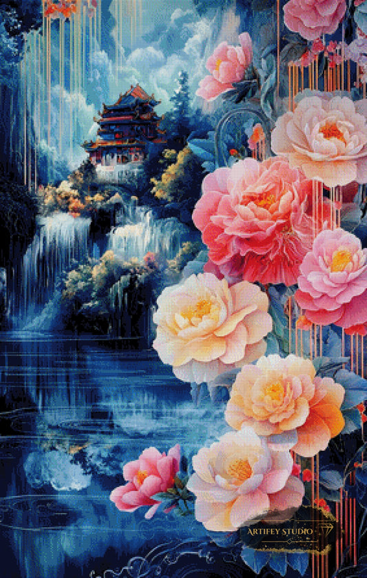 Garden of Japanese by Lexxa 70x110 mit 310 Farben