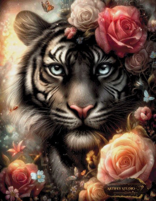 Der florale Wächter by LaViie 70x90 mit 210 Farben