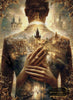 Goldene Umarmung by LaViie 80x110 mit 110 Farben Artifey Studio